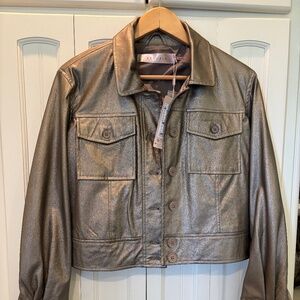 Equal soft gold size 8 jacket